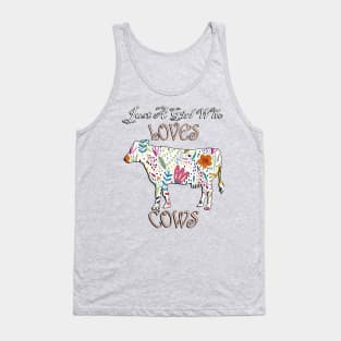 Just A Girl Who Loves Cows Tank Top